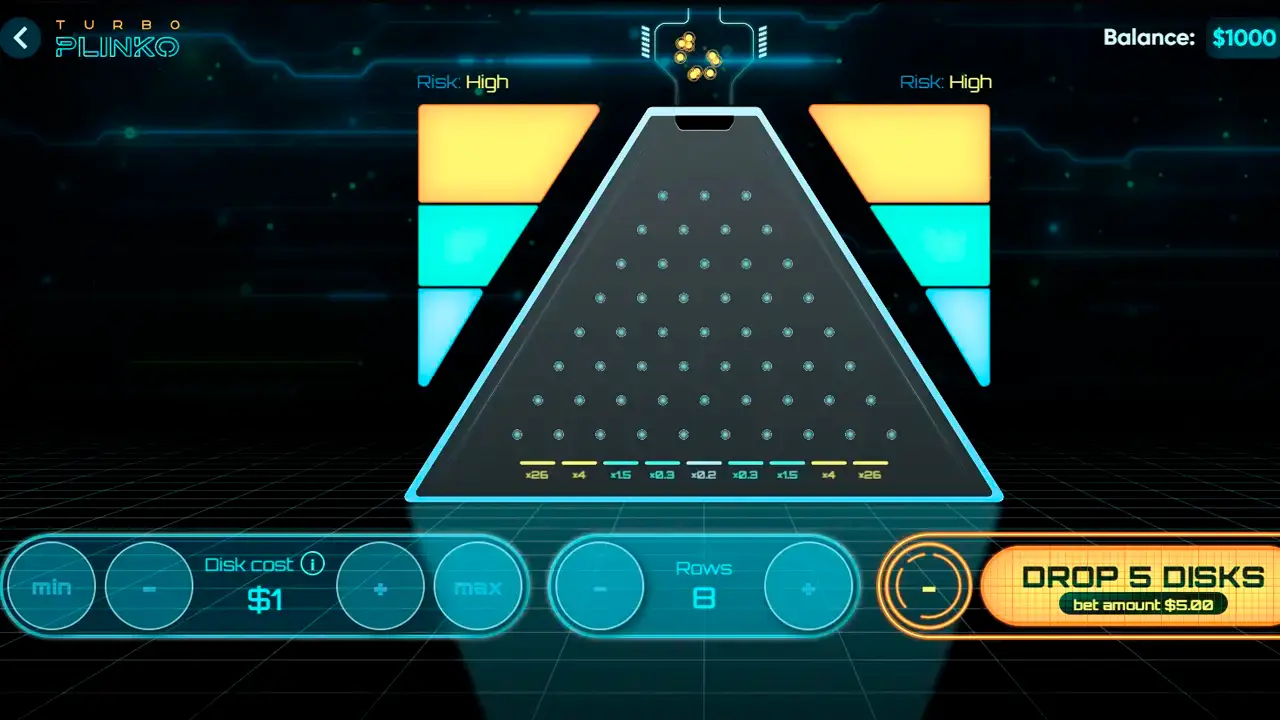 How to play in Demo Plinko